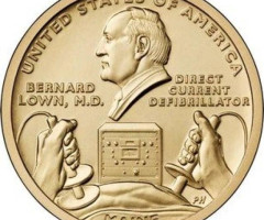 Монета Дефібрилятор постійного струму, 1 долар 2024, США, Американські інновації