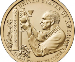 Монета Джордж Вашингтон Карвер, 1 долар 2024, США, Американські інновації
