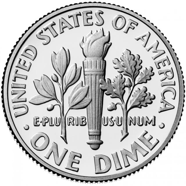 Монета Roosevelt Dime, 1 дайм 2024, США, США