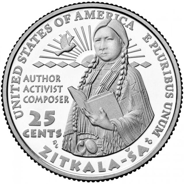 Монета Житкала-ша, ¼ долара 2024, США, Американські жінки