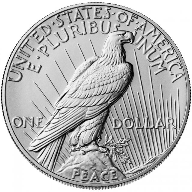 Монета Peace Dollar, 1 долар 2024, США, США