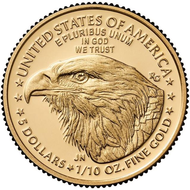 Монета Американський золотий орел, 5 доларів 2024, США, США