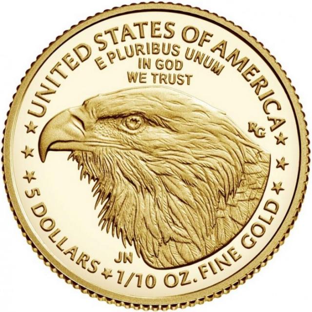 Монета Американський золотий орел, 5 доларів 2022, США, США