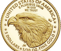 Монета Американський золотий орел, 5 доларів 2022, США, США