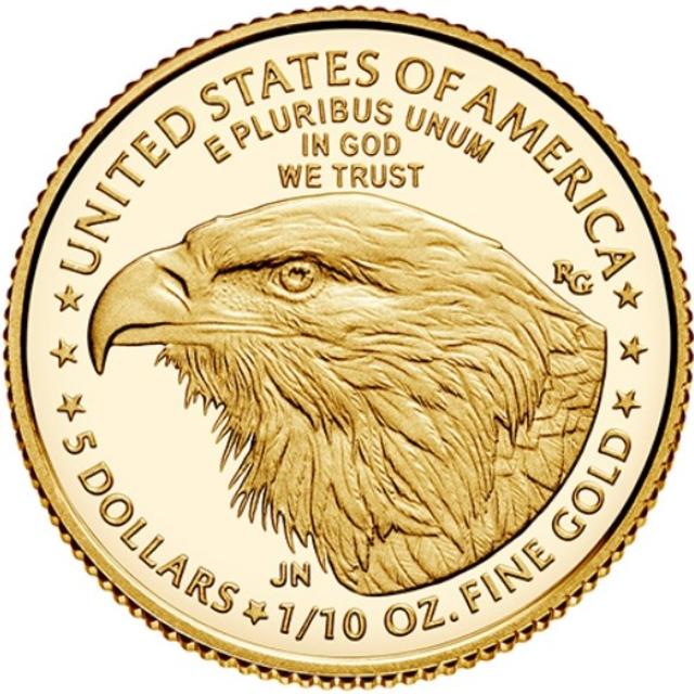 Монета Американський золотий орел, 5 доларів 2021, США, США