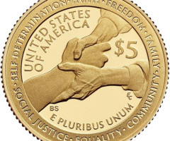 Монета Гаррієт Табмен, 5 доларів 2024, США, США
