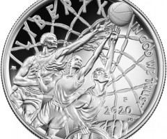 Монета Баскетбольний зал слави, 1 долар 2020, США, США
