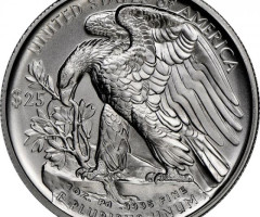 Монета Американський паладієвий орел, 25 доларів 2020, США, США