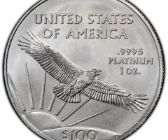 Монета Американський Платиновий орел, 100 доларів 2020, США, США