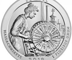 Монета Національний історичний парк Лоуелл, ¼ долара 2019, США, Прекрасна Америка Квотери
