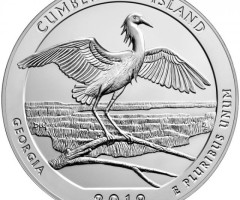 Монета Національне узбережжя острова Камберленд, ¼ долара 2018, США, Прекрасна Америка Квотери