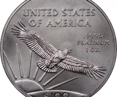 Монета Американський Платиновий орел, 100 доларів 2018, США, США
