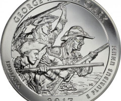 Монета Національний історичний парк імені Дж. Р. Кларка, ¼ долара 2017, США, Прекрасна Америка Квотери