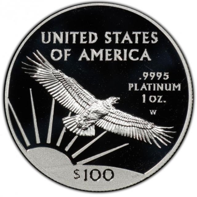 Монета Американський Платиновий орел, 100 доларів 2017, США, США