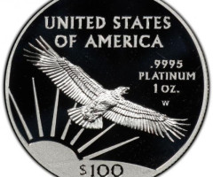 Монета Американський Платиновий орел, 100 доларів 2017, США, США