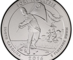 Монета Форт Моултрі, ¼ долара 2016, США, Прекрасна Америка Квотери