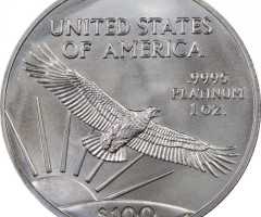 Монета Американський Платиновий орел, 100 доларів 2016, США, США