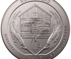 Монета Національний монумент Гомстед, ¼ долара 2015, США, Прекрасна Америка Квотери