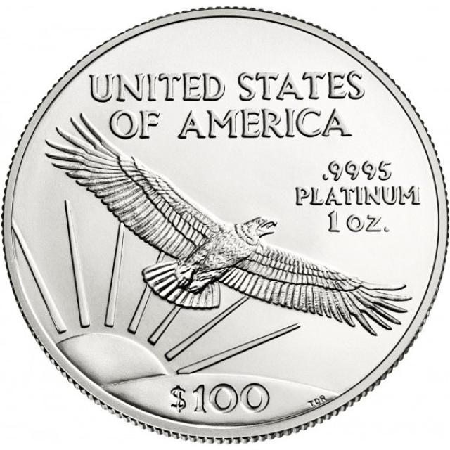 Монета Американський Платиновий орел, 100 доларів 2014, США, США