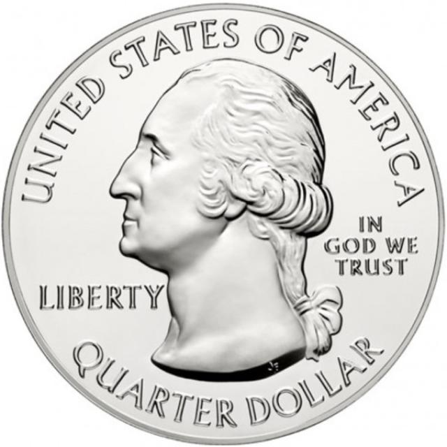Монета Національний парк Деналі, ¼ долара 2012, США, Прекрасна Америка Квотери