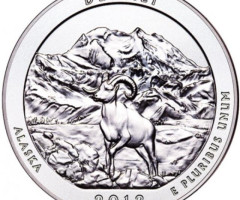 Монета Національний парк Деналі, ¼ долара 2012, США, Прекрасна Америка Квотери