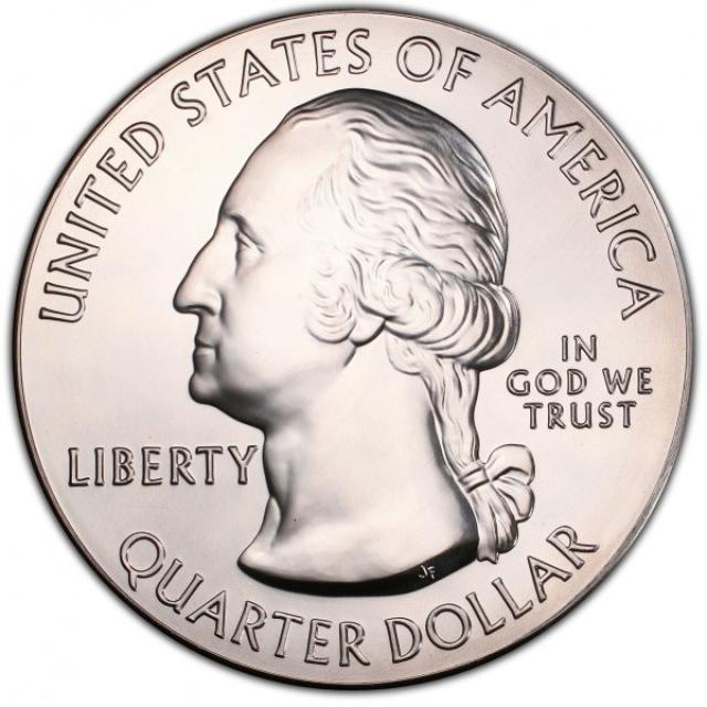 Монета Національний парк Гавайські вулкани, ¼ долара 2012, США, Прекрасна Америка Квотери