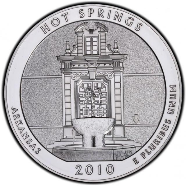 Монета Національний парк Хот-Спрінгс, ¼ долара 2010, США, Прекрасна Америка Квотери