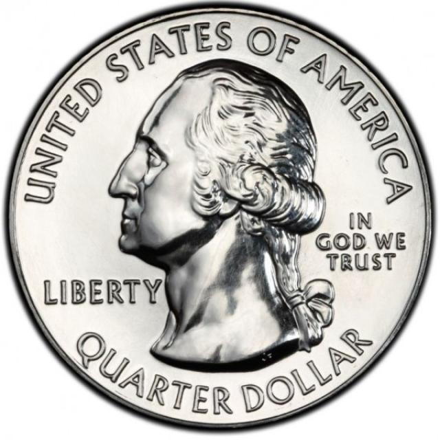 Монета Національний парк Єллоустон, ¼ долара 2010, США, Прекрасна Америка Квотери