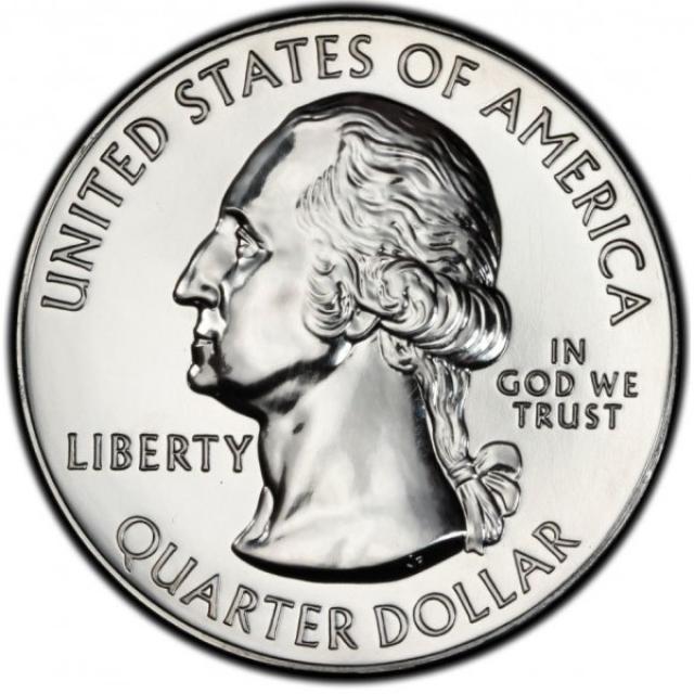 Монета Національний парк Йосеміті, ¼ долара 2010, США, Прекрасна Америка Квотери