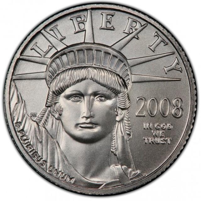 Монета Американський Платиновий орел, 10 доларів 2008, США, США
