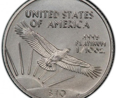 Монета Американський Платиновий орел, 10 доларів 2008, США, США