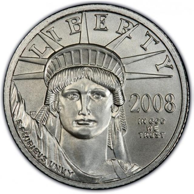 Монета Американський Платиновий орел, 25 доларів 2008, США, США