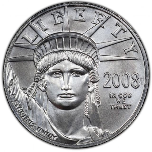 Монета Американський Платиновий орел, 50 доларів 2008, США, США
