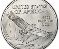 Монета Американський Платиновий орел, 100 доларів 2008, США, США