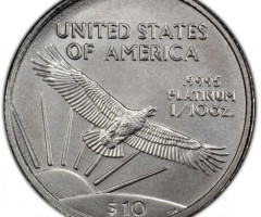 Монета Американський Платиновий орел, 10 доларів 2007, США, США