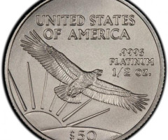 Монета Американський Платиновий орел, 50 доларів 2007, США, США