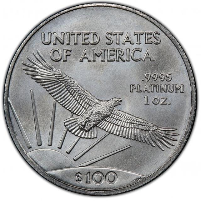Монета Американський Платиновий орел, 100 доларів 2007, США, США