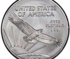 Монета Американський Платиновий орел, 100 доларів 2006, США, США
