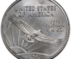 Монета Американський Платиновий орел, 25 доларів 2006, США, США