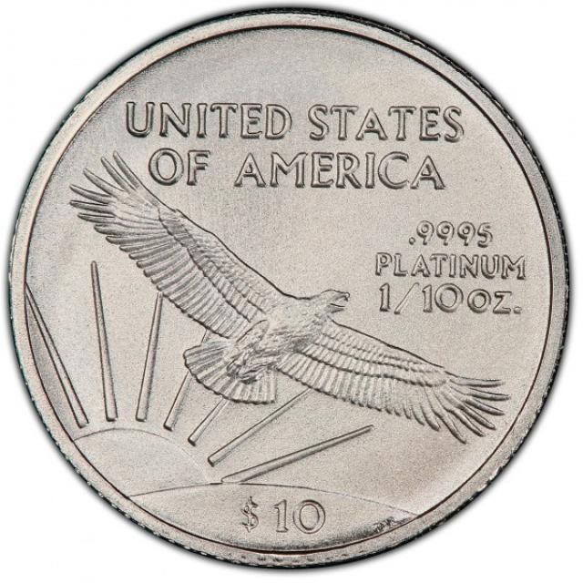 Монета Американський Платиновий орел, 10 доларів 2005, США, США