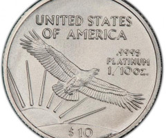 Монета Американський Платиновий орел, 10 доларів 2005, США, США