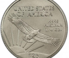 Монета Американський Платиновий орел, 25 доларів 2005, США, США