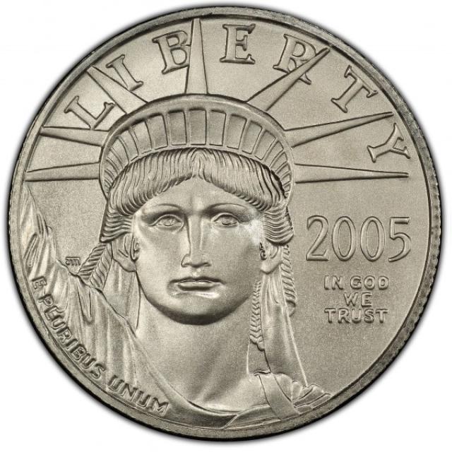 Монета Американський Платиновий орел, 50 доларів 2005, США, США