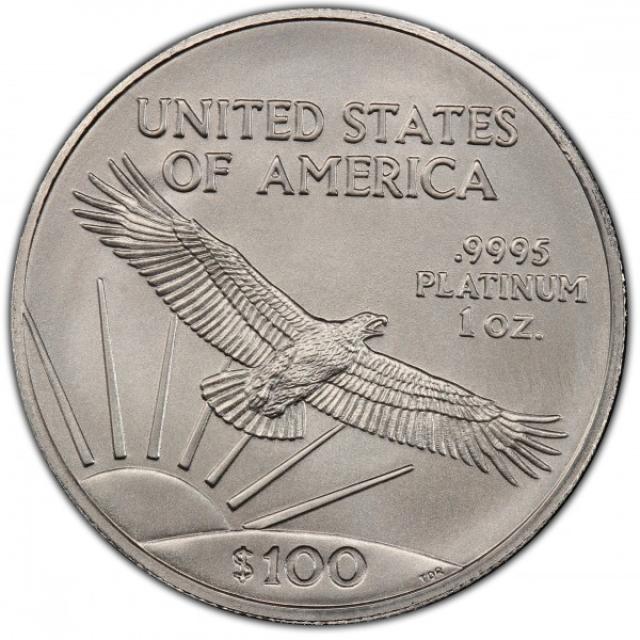 Монета Американський Платиновий орел, 100 доларів 2005, США, США