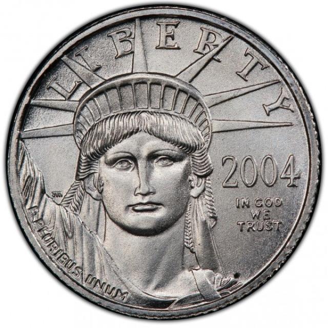 Монета Американський Платиновий орел, 10 доларів 2004, США, США