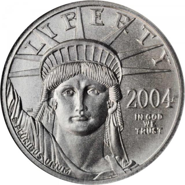 Монета Американський Платиновий орел, 25 доларів 2004, США, США