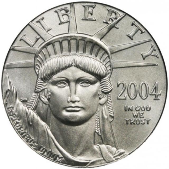 Монета Американський Платиновий орел, 50 доларів 2004, США, США
