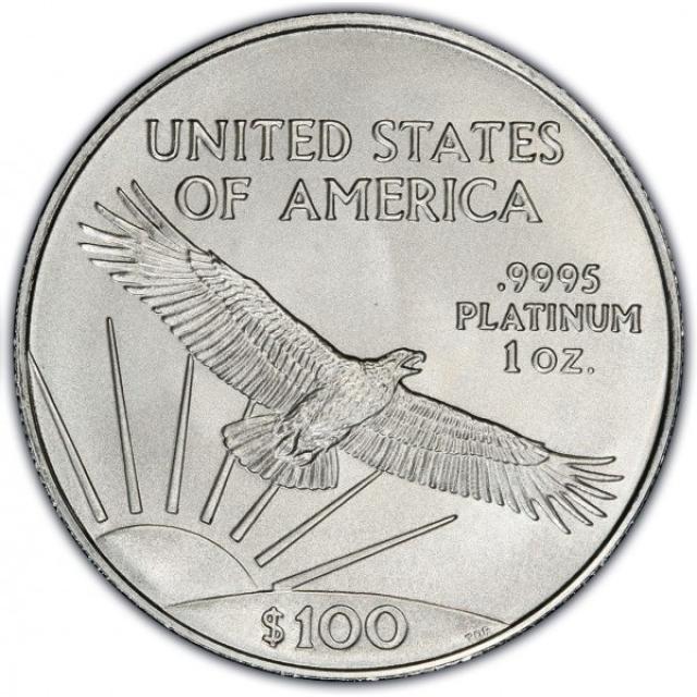 Монета Американський Платиновий орел, 100 доларів 2004, США, США