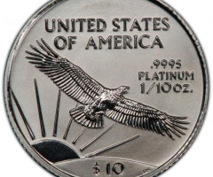 Монета Американський Платиновий орел, 10 доларів 2003, США, США