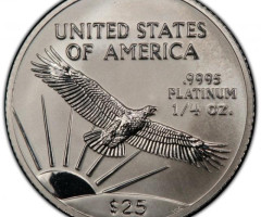 Монета Американський Платиновий орел, 25 доларів 2003, США, США
